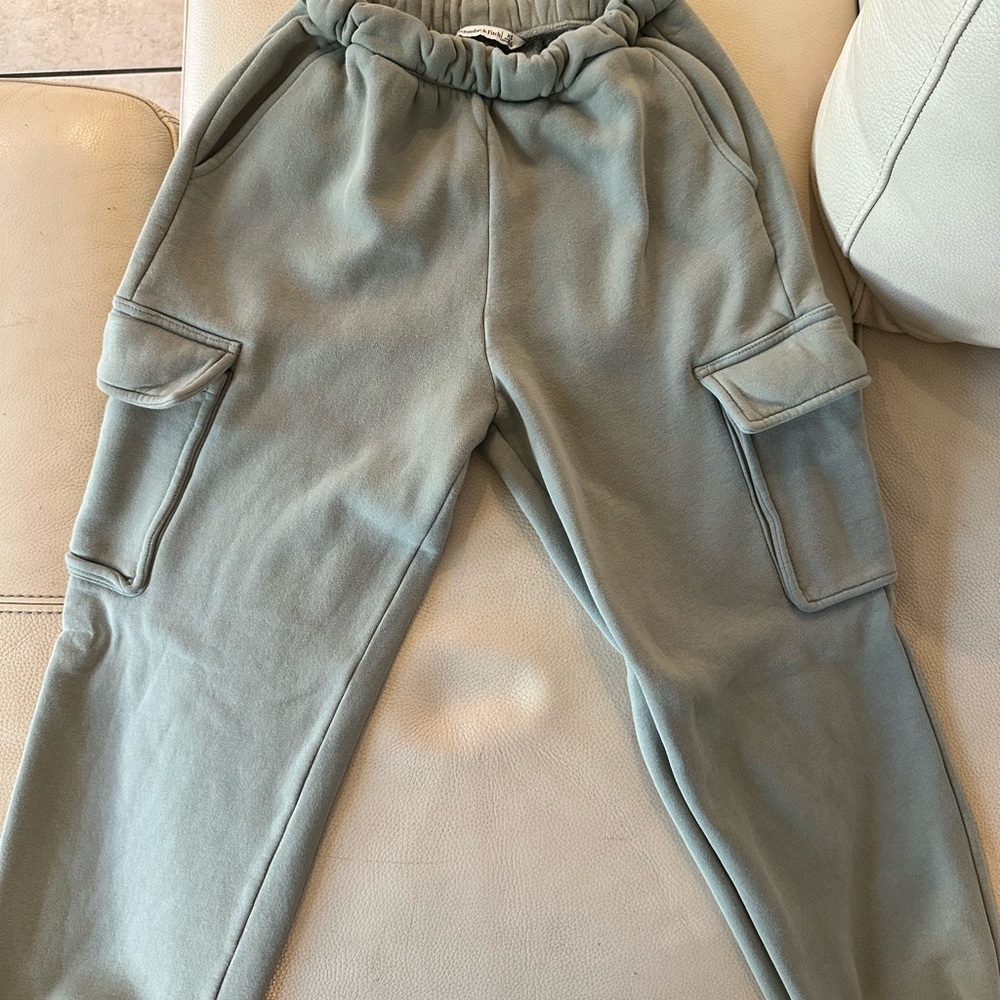Abercrombie & Fitch Sage Green Joggers